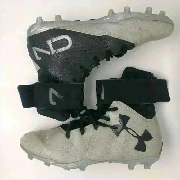 CAM NEWTON X Under Armour High Top Football Cleats Size 5Y - Picture 5 of 9